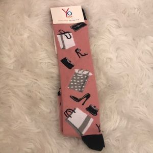 Yo sox women’s pink accessories socks size 6-10